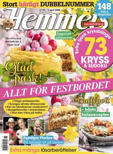 Hemmets Veckotidning – 9 April 2025 Cover