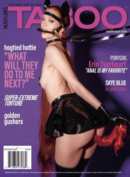 Hustler’s Taboo – March-April 2025 Cover