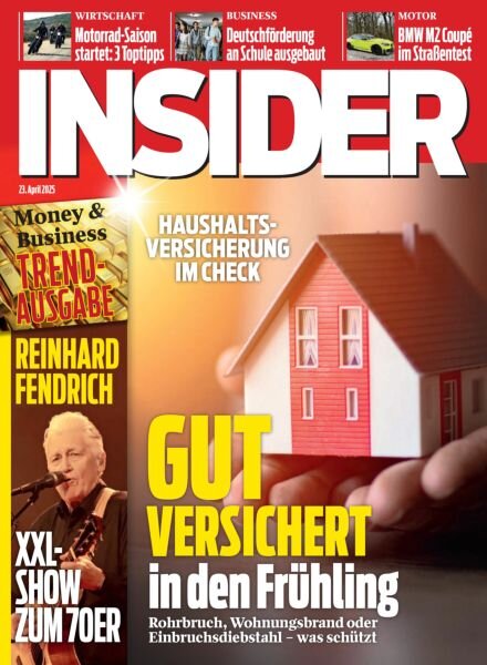 Insider Austria – 23 April 2025 Cover