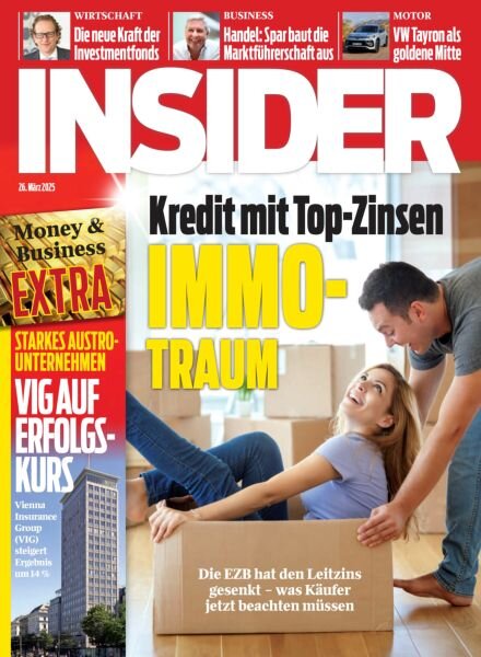 Insider Austria – 26 Marz 2025 Cover