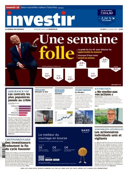 Investir – 12 Avril 2025 Cover