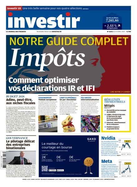 Investir – 19 Avril 2025 Cover