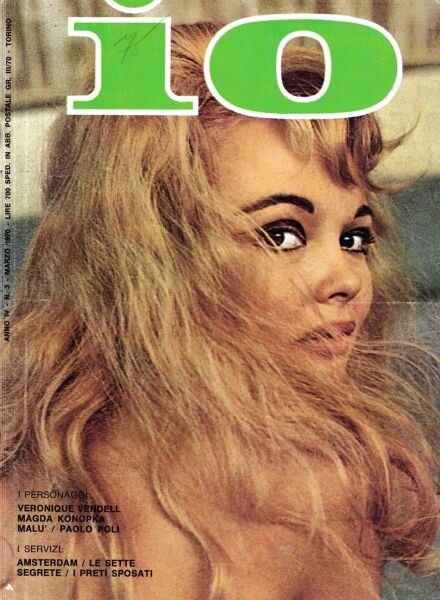 Io – Anno IV – N 3 Marzo 1970 Cover