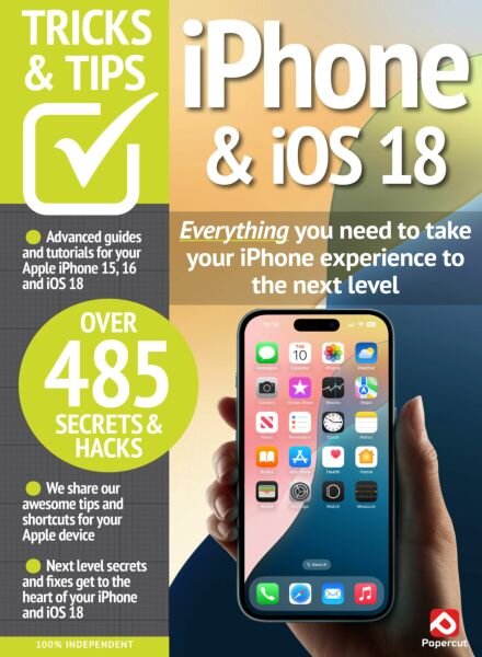 iPhone & iOS 18 Tricks & Tips – Spring 2025 Cover