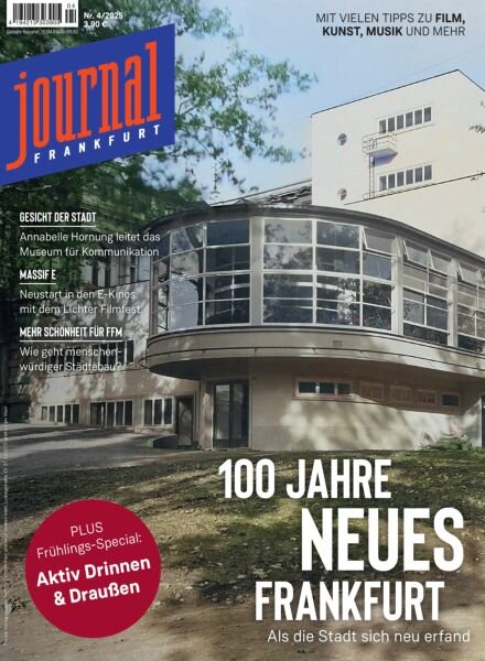 Journal Frankfurt – April 2025 Cover