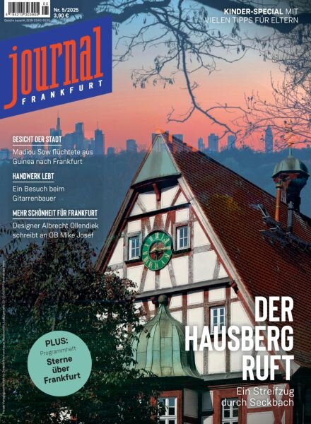 Journal Frankfurt – Mai 2025 Cover