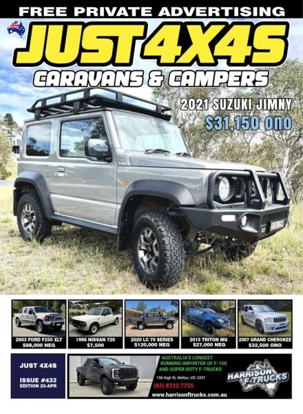 Just 4x4s Caravans & Campers – Issue 433 2025 Cover