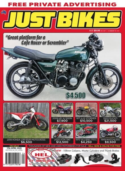 Just Bikes – April 2025 Cover