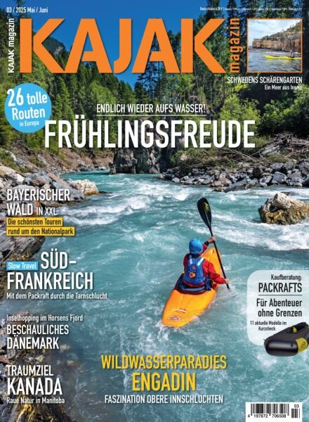 kajak-Magazin – Mai-Juni 2025 Cover