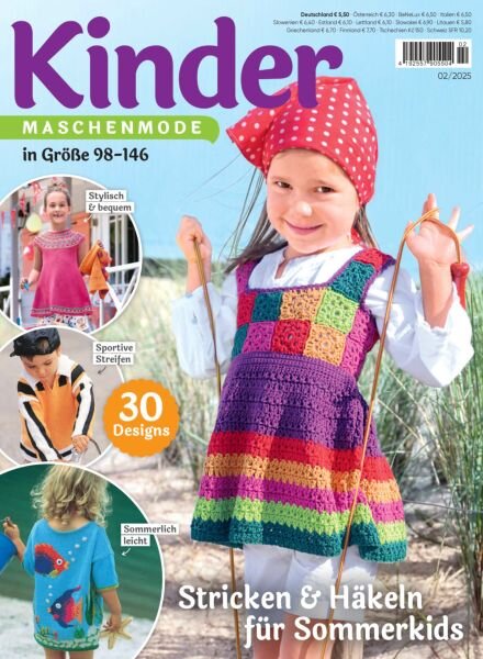 Kinder Maschenmode – April 2025 Cover