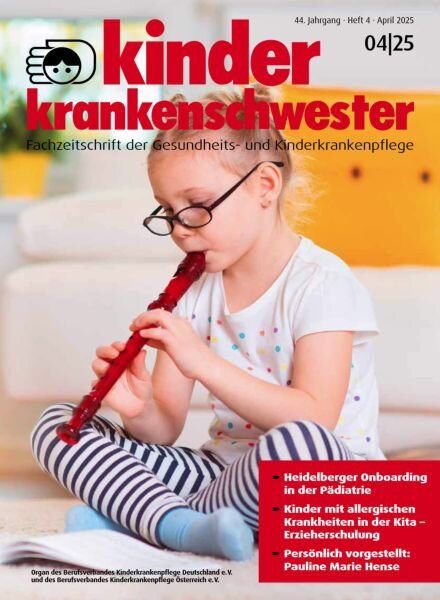 Kinderkrankenschwester – April 2025 Cover