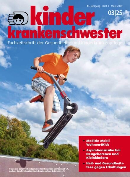 Kinderkrankenschwester – Marz 2025 Cover