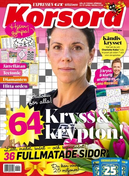 Korsord – 22 April 2025 Cover