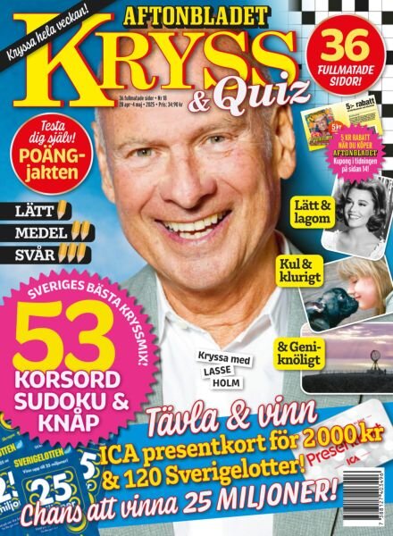Kryss & Quiz – 28 April 2025 Cover
