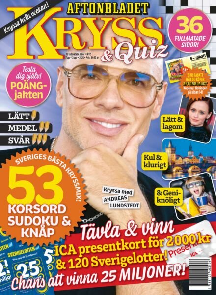 Kryss & Quiz – 7 April 2025 Cover