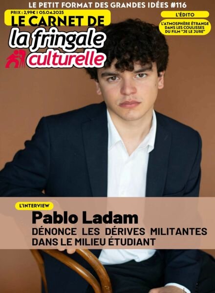 Le Carnet de La Fringale Culturelle – 5 Avril 2025 Cover
