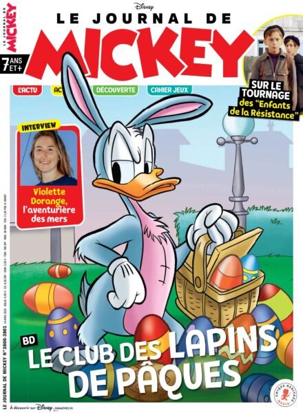 Le Journal de Mickey – 16 Avril 2025 Cover
