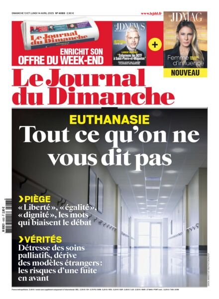 Le Journal du dimanche – 14 Avril 2025 Cover