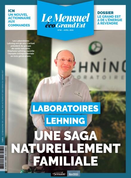 Le Mensuel Grand Est – Avril 2025 Cover