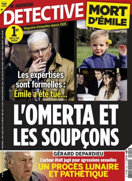 Le Nouveau Detective – 2 Avril 2025 Cover