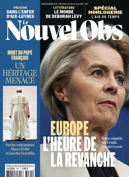 Le Nouvel Obs – 24 Avril 2025 Cover