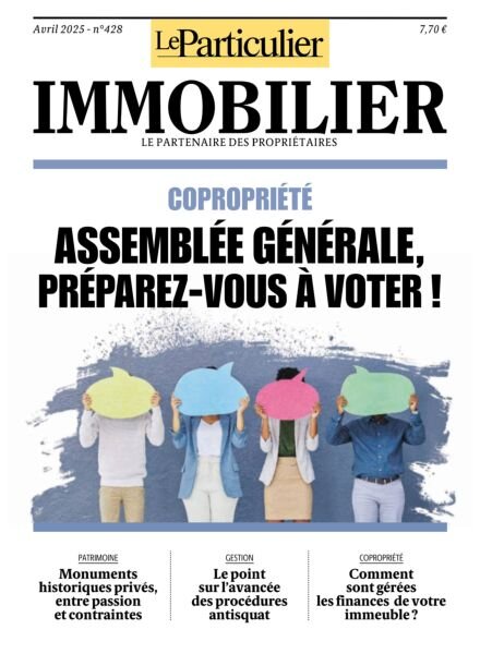 Le Particulier Immobilier – Avril 2025 Cover