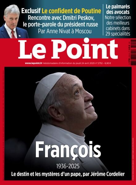 Le Point – 24 Avril 2025 Cover