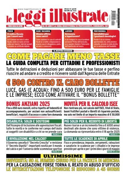 Leggi Illustrate – Aprile 2025 Cover