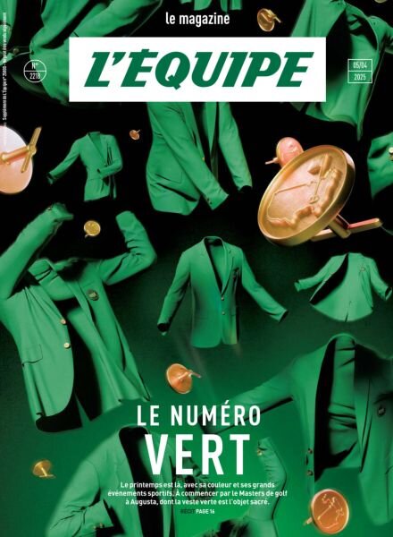 L’Equipe Magazine – 5 Avril 2025 Cover