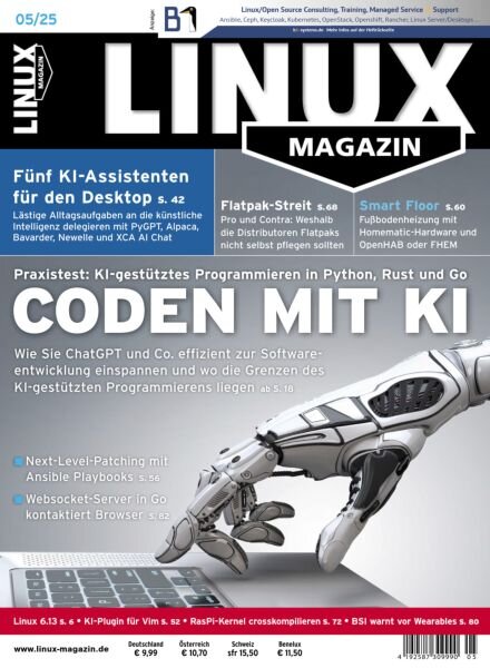 Linux-Magazin – Mai 2025 Cover