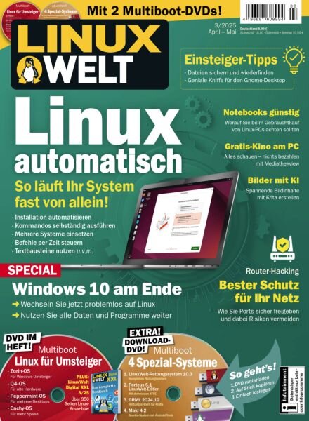 Linux Welt – April-Mai 2025 Cover