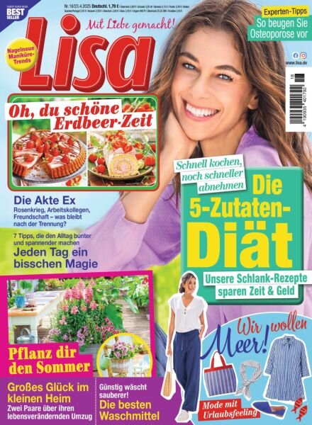 Lisa – 22 April 2025 Cover