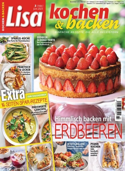 Lisa Kochen & Backen – Mai-Juni 2025 Cover