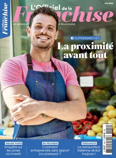 L’Officiel de la Franchise – Avril 2025 Cover