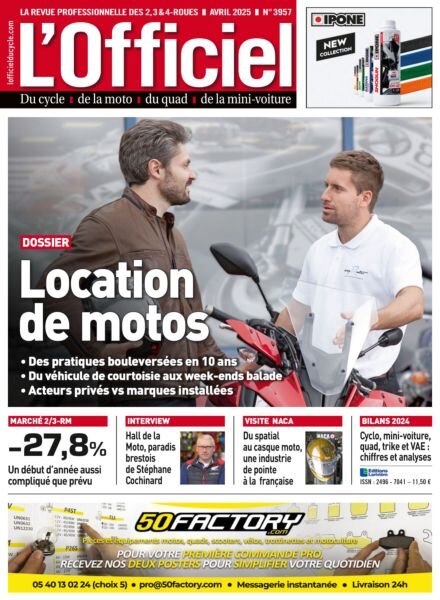 L’Officiel du Cycle – Avril 2025 Cover