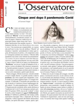 L’Osservatore – 29 Marzo 2025