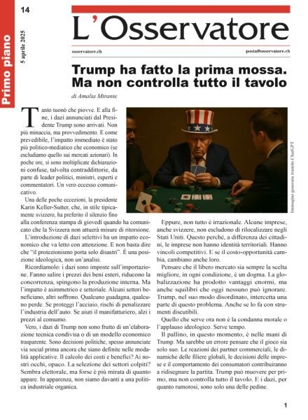 L’Osservatore – 5 Aprile 2025 Cover
