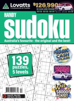 Lovatts Handy Sudoku – May 2025