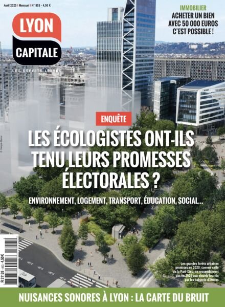 Lyon Capitale – Avril 2025 Cover