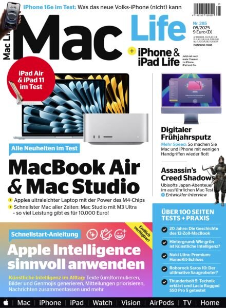 Mac Life Germany – Mai 2025 Cover