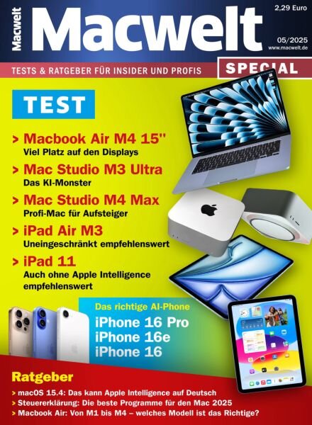 Macwelt Special – Mai 2025 Cover