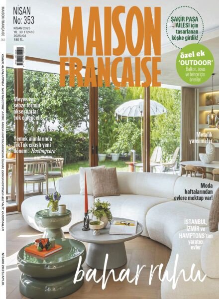 Maison Francaise Turkiye – 31 Mart 2025 Cover