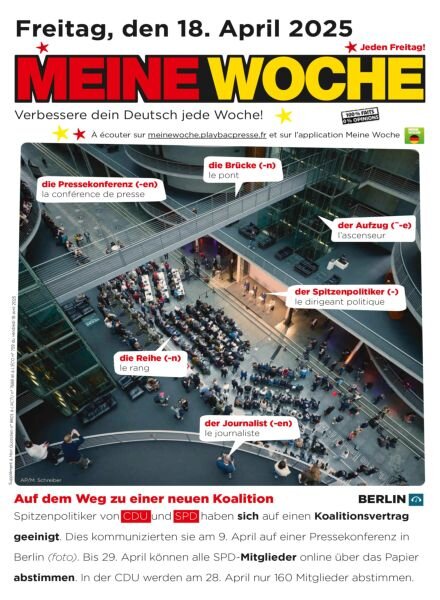 Meine Woche – 17 April 2025 Cover