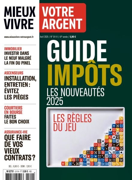 Mieux Vivre Votre Argent – Avril 2025 Cover