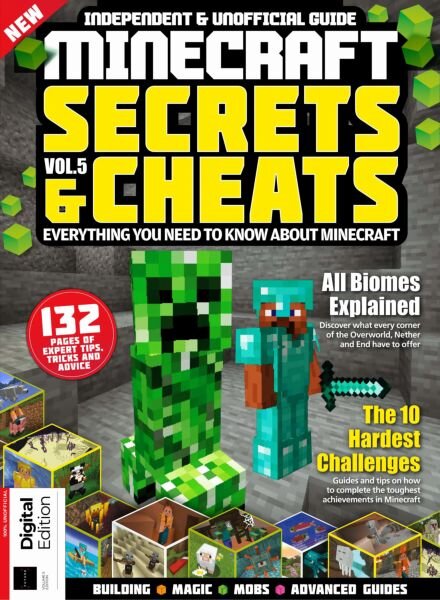 Minecraft Secrets & Cheats – Volume 5 – March 2025 Cover
