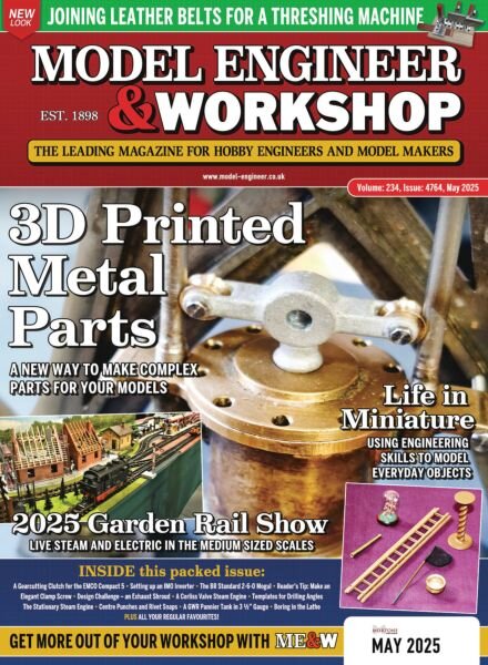 Model Engineer & Workshop – May 2025 Cover