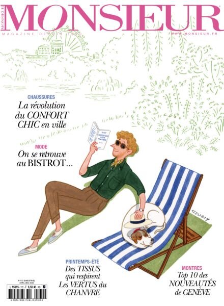 Monsieur – Avril-Mai 2025 Cover