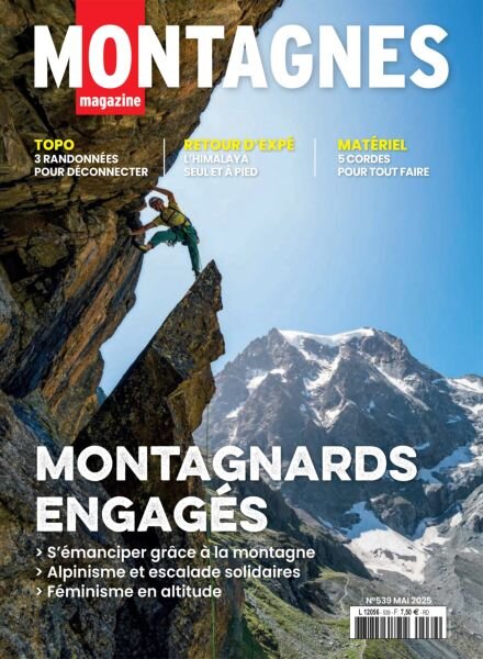 Montagnes Magazine – Mai 2025 Cover