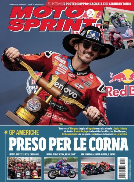 Moto Sprint – Aprile 2025 Cover