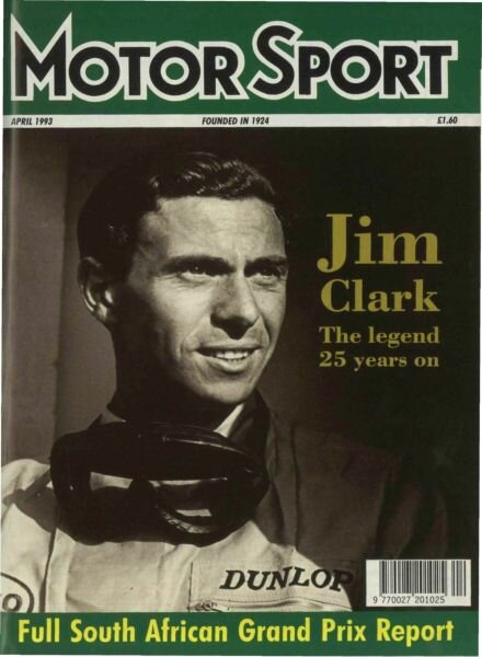 Motor Sport Magazine – April 1993 Cover